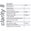 ekol clarity 8 low leg woodburning stove statistics and dimensions