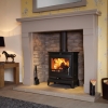 Flavel Rochester 7 multifuel stove black trim