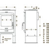 portway 1 contemporary multifuel dimensions