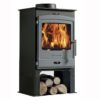 portway 1 multifuel stove for sale with log store