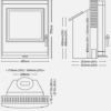 ESSE 300 Inset Stoves Dimensions