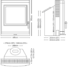 ESSE 350 SE Inset Stoves Dimensions