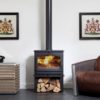 esse 100SE stove with log store for sale